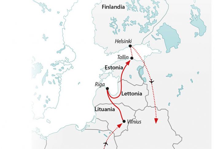 TOUR CAPITALI BALTICHE - Le terre dell'Ambra.